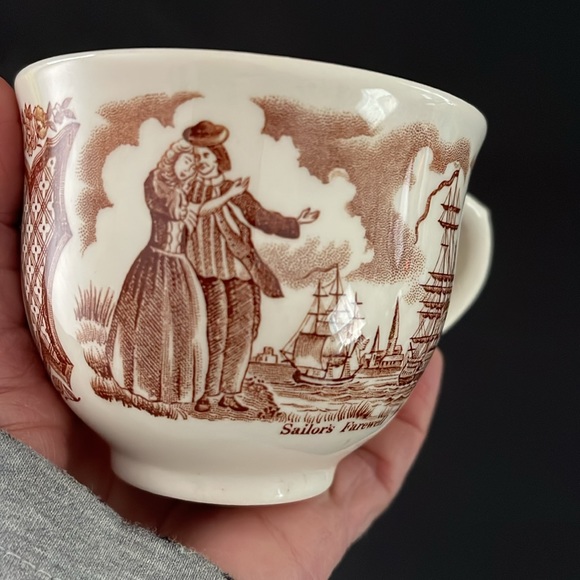 Fair Winds Alfred Meakin Staffordshire Brown Transferware - England - Picture 7 of 13
